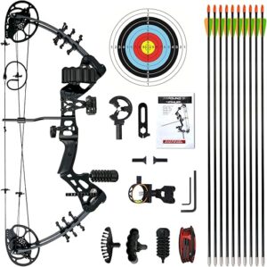 WUXLISTY Youth Compound Bow Set 15-45 Lbs