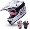 TCMT Youth Full Face Motorcycle Helmet Set