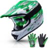 TCMT Youth Motocross Helmet Gloves Goggles DOT Approved