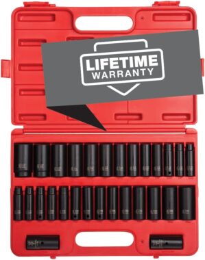 Sunex Tools 1/2 Inch Drive Master Impact Socket Set