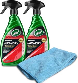 Turtle Wax 1-Step Wax & Dry 50834 Double Pack
