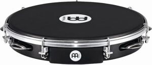 Meinl Percussion 10-Inch ABS Plastic Pandeiro, Black