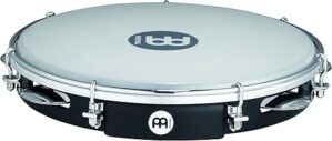 Meinl Percussion 10-Inch ABS Plastic Pandeiro, Black