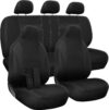 OxGord 10 Piece Seat Cover Set (Black)
