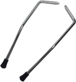 Ludwig 10.5″ x 9.5mm Gull Wing Bass Drum Spurs PC40062