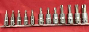 Snap-on 12 Piece Torx Bit Socket Set, #212EFTXY