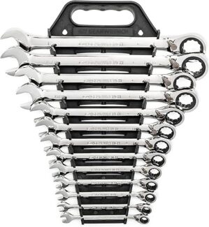 GEARWRENCH 13 Pc. Reversible Ratcheting Wrench Set, 9509N