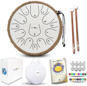 Balmy Drum 15 Note 14 Inch Steel Tongue Drum Set