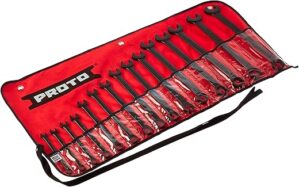 STANLEY 15 Piece Black Oxide Metric Wrench Set