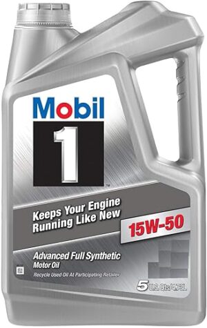 Mobil 15W-50 Advanced Full Synthetic Oil