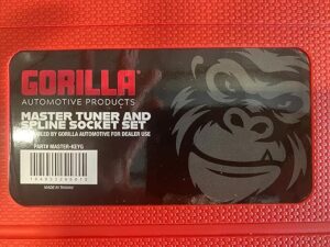 GORILLA 16-Piece Locking Lug Nut Key Set