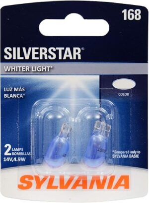 SYLVANIA 168 SilverStar Mini Bulb - Brighter Light