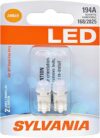 SYLVANIA 194 T10 W5W LED Amber Mini Bulb