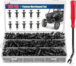 Xislet 200 Pcs UTV Nylon Fender Clips 7661855