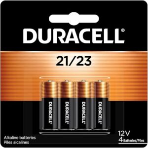 DURACELL 21/23 12V Alkaline Battery, 4 Count