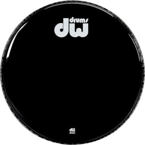 Drum Workshop 22" Gloss Black Bass Drum Head