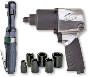 Ingersoll Rand 2317G Air Impact Wrench & Ratchet Kit