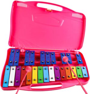 Eavnbaek 25 Notes Glockenspiel Xylophone For Kids