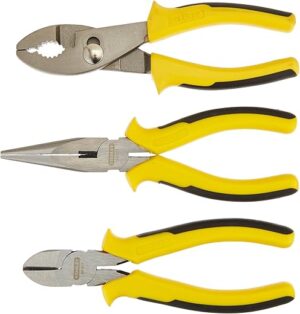 STANLEY 3-Piece Bi-Material Pliers Set 84-056