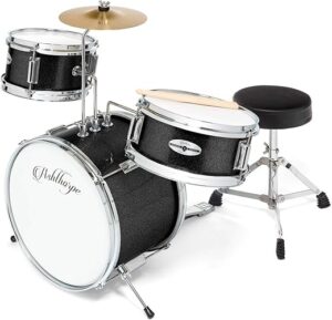 Ashthorpe 3-Piece Drum Set Beginner Kit