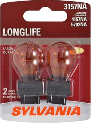 SYLVANIA 3157NA Long Life Amber Mini Bulb