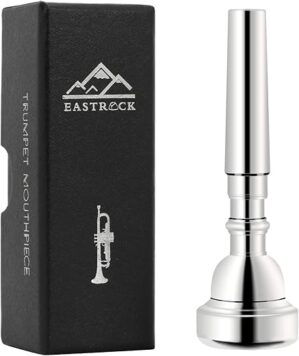 EASTROCK 5C Silver Plated Trumpet Mouthpiece