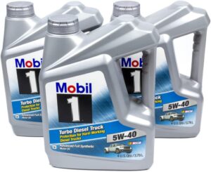 Mobil 5W-40 Turbo Diesel Synthetic Oil - 1 Gallon
