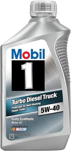 Mobil 5W-40 Turbo Diesel Synthetic Oil 44986