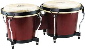 Tycoon Percussion 6 Inch & 7 Inch Mahogany Bongos