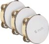 SHUESS 6 Inch Tambourine With Double Row Jingles
