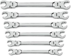 GEARWRENCH 6 Pc. Flex Flare Nut Wrench – 81911D