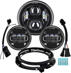 AlyoNed 7 Inch Motorcycle LED Headlight Kit