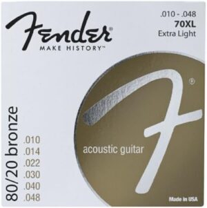 Fender 70Xl 80/20 Bronze Acoustic Guitar Strings