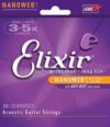 Elixir 80/20 Bronze Nanoweb Acoustic Guitar Strings, 7 Pack