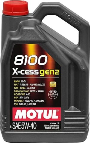 Motul 8100 X-Cess Gen2 5W-40 Motor Oil