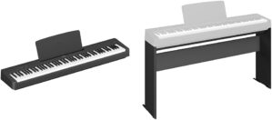 YAMAHA 88-Key Digital Piano Bundle P143B