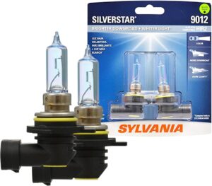 SYLVANIA 9012 SilverStar Halogen Headlight Bulb, 2-Pack