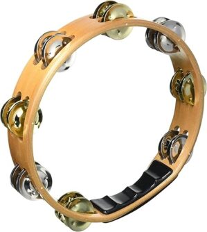 Toca Acacia Tambourine With Brass Jingles