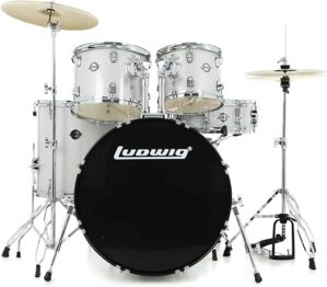 Ludwig Accent 5-piece Drum Set With Cymbals