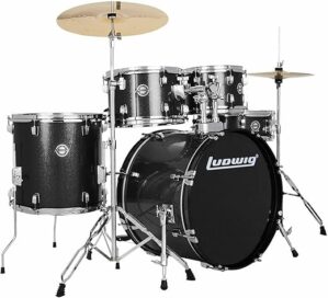 Ludwig Accent Drive Drum Set, Black Finish