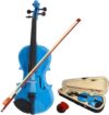 Kcelarec Acoustic Violin Starter Kit, Dark Blue