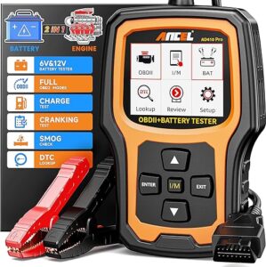 ANCEL AD410 Pro OBD2 Scanner Battery Tester