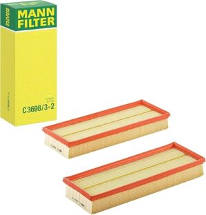 Mann Filter Air Filter Element C 3698/3-2 (Set)