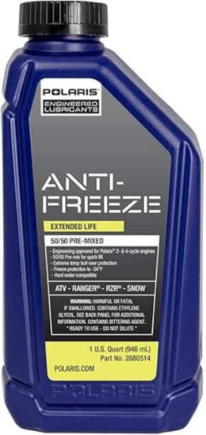 Polaris Antifreeze Coolant 50/50 Premix Extended Life
