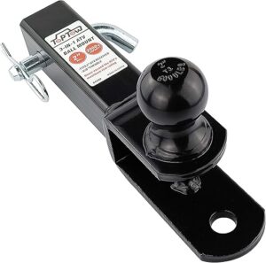 TOPTOW ATV/UTV Trailer Hitch Towing Ball Mount