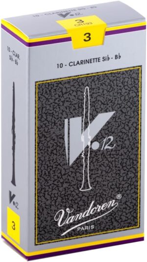 Vandoren Bb Clarinet V.12 Reeds Strength 3