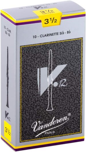 Vandoren Bb Clarinet V.12 Reeds Strength 3.5