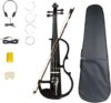 ENNBOM Beginner 4/4 Electric Ebony Silent Violin