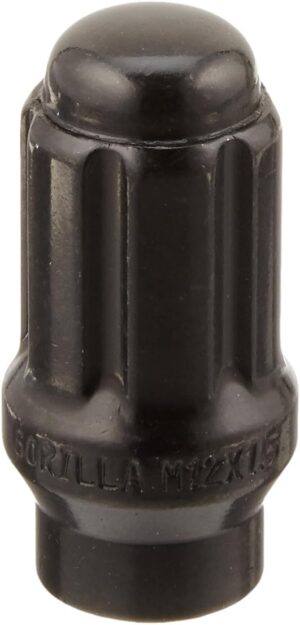 GORILLA Black 12mm x 1.50 Thread Size Chrome Kit, 21134ETBC