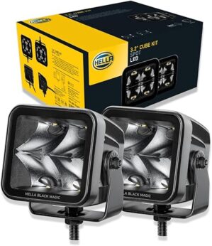 HELLA Black Magic LED Cube Kit - High Beam